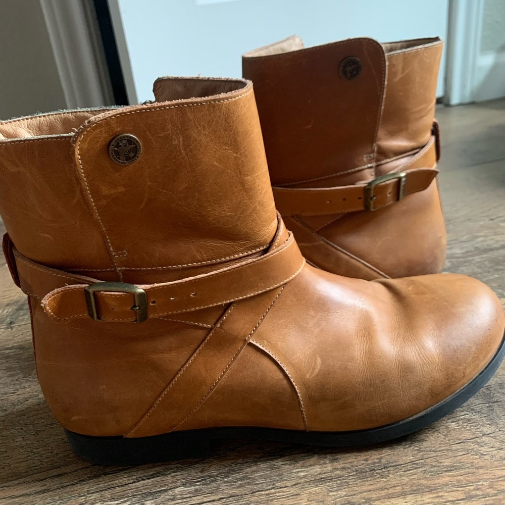 Birkenstock Collins brown women’s flat boots- 42